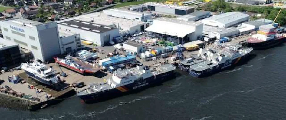 FASSMER – The shipyard behind the three Federal Police vessels BP 81 POTSDAM, BP 82 BAMBERG, and BP 83 BAD DÜBEN, as well as the research vessel ATAIR.