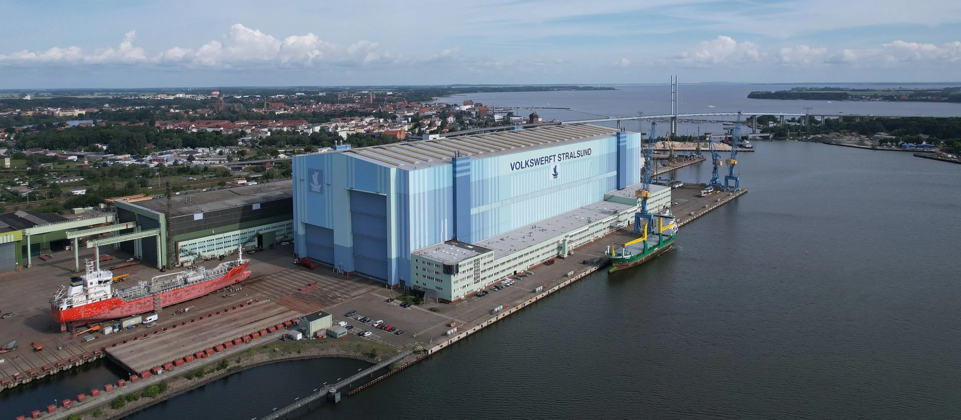 Volkswerft Stralsund; Photo: HANSESTADT Stralsund l Pressestelle